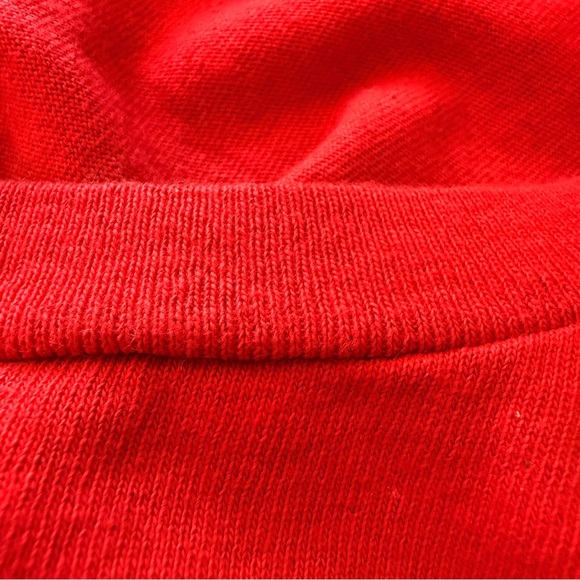 Vintage Santa Claus Christmas Holiday T-shirt Men’s Size Large Red Retro Novelty - Picture 9 of 10